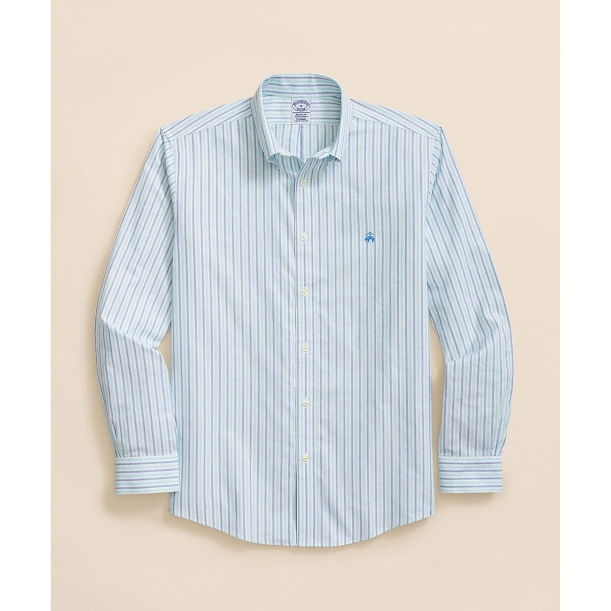 BROOKS BROTHERS ブルックスブラザーズ リネンオープンカラーシャツ リネン／コットン バミューダプリント オープンカラーシャツ