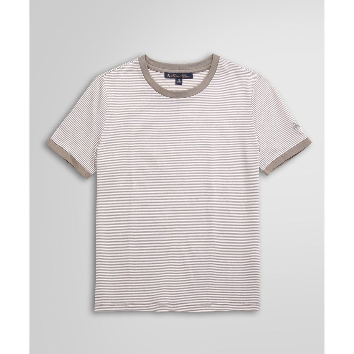 Brooks Brothers / ブルックス ブラザーズ コットン ストライプ リンガーTシャツ コットン ストライプ リンガーTシャツ | Brooks Brothers Japan