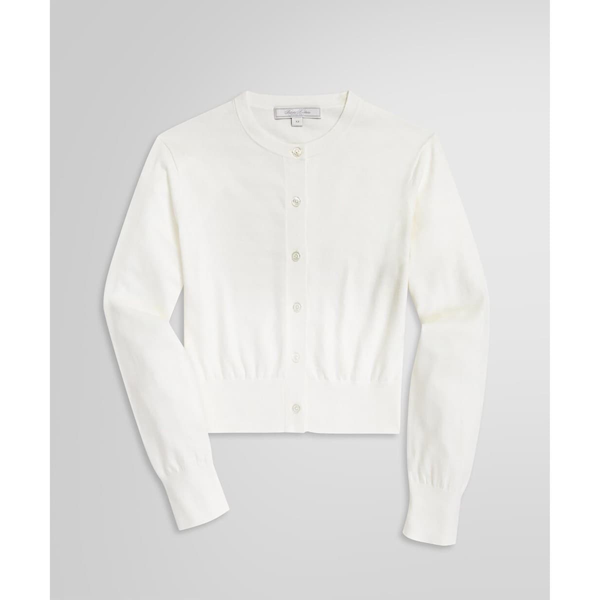 シルク／レーヨン ナローリボンタイ カーディガン | ブルックス