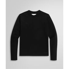 コットンスムース クルーネック ロングスリーブ Tシャツ