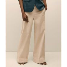 ストレッチコットン ワイドレッグパンツ セレモニー