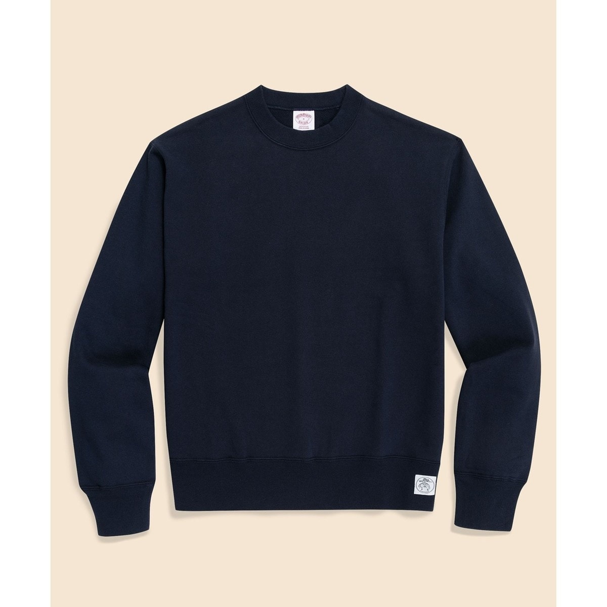 コットンジャージー GFロゴ ハーフジップカラー プルオーバー