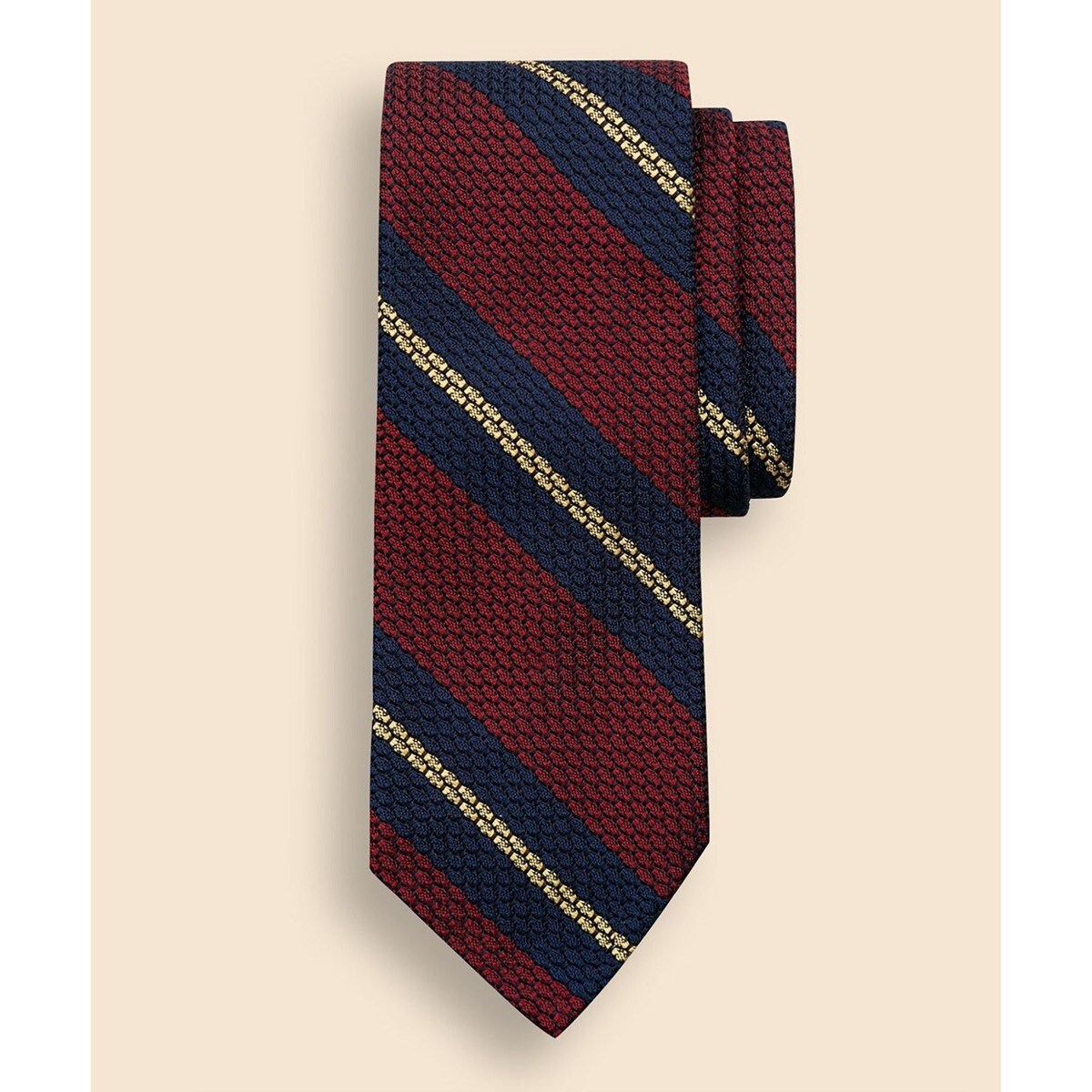 シルクサテン ミニBB#1ストライプタイ | ブルックスブラザーズ(Brooks