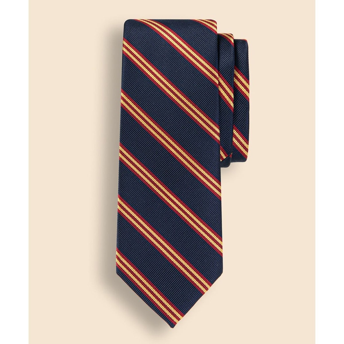 シルク マルチストライプ レップタイ | ブルックスブラザーズ(Brooks