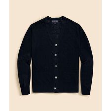 ブルックスブラザーズ(Brooks Brothers)のリネン　Vネックカーディガン