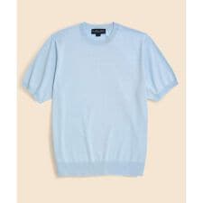 ブルックスブラザーズ(Brooks Brothers)のコットン／シルク　クルーネック　ショートスリーブセーター