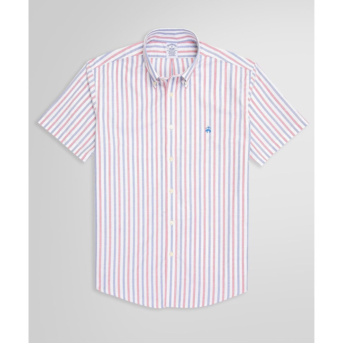 ストレッチオックスフォード GFロゴ オルタネイトストライプ ショート