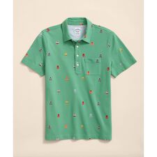 ブルックスブラザーズ(Brooks Brothers)のコットンピケ　ライフジャケットプリント　ポロシャツ