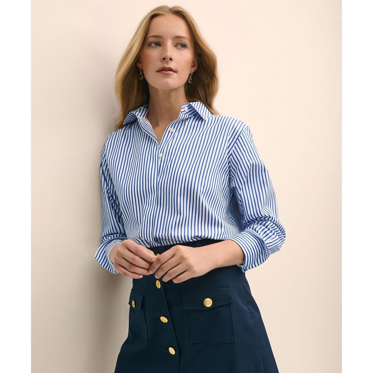 極美品 現行モデル ポロラルフローレン ストライプド コットンシャツ ポニー刺繍 RALPH LAUREN｜ストライプド コットン シャツ | Rakuten Fashion