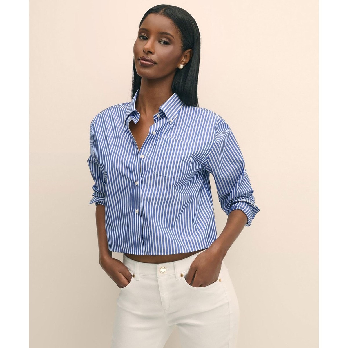 ブロデリーアングレーズリネンシャツ | トミー ヒルフィガー(Tommy