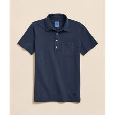 ブルックスブラザーズ(Brooks Brothers)のコットンピケジャージー　GFロゴ　ガーメントダイ　ポロシャツ