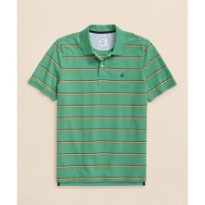 ブルックスブラザーズ(Brooks Brothers)のスーピマコットンストレッチ　ピケ　GFロゴ　トリプルストライプ　ポロシャツ　Slim Fit