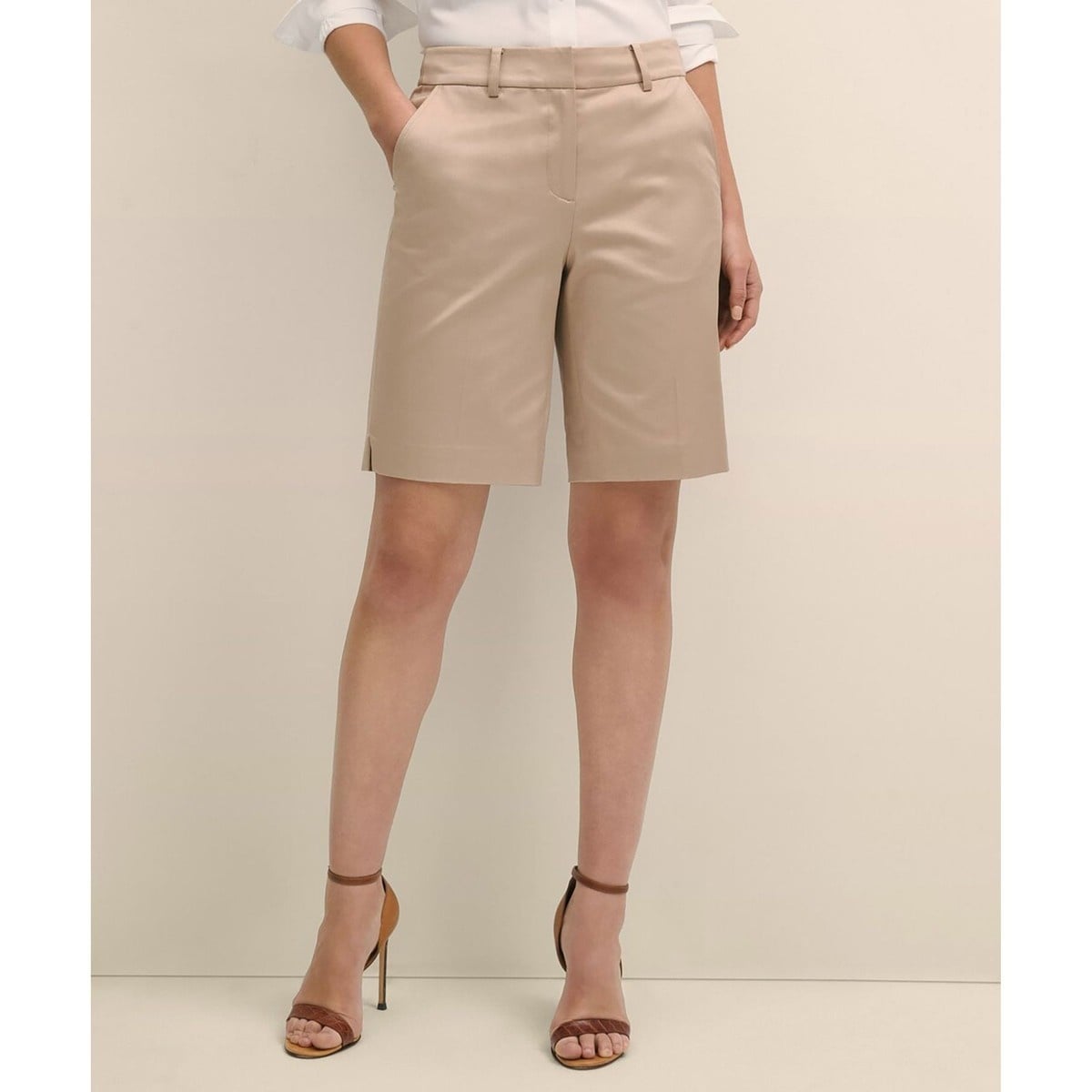 ストレッチコットン コーデュロイ ワイドレッグパンツ | ブルックス