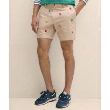 ストレッチコットン　ライフジャケットエンブロイダリー　7inショーツ