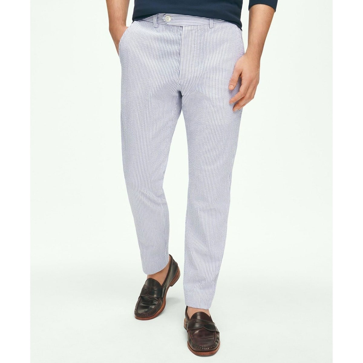 BROOKS BROTHERS ブルックスブラザーズ 極美品 グレー スラックス modescape_rc-itowpikogiw0-zudn