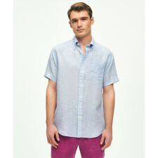 アイリッシュリネン　ショートスリーブ　スポーツシャツ　Regular Fit | ブルックスブラザーズ(Brooks Brothers)