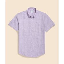 アイリッシュリネン　ショートスリーブ　スポーツシャツ　Regular Fit | ブルックスブラザーズ(Brooks Brothers)