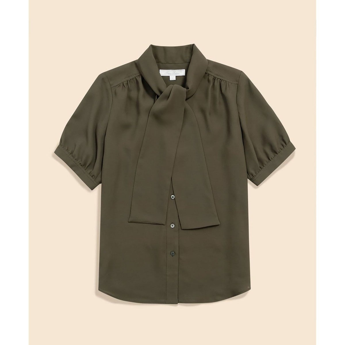 コットン アイレット ショートスリーブ ブラウス | ブルックス