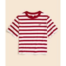 【Double B Collection】コットン　BBロゴ　マリナーストライプ　ヘビーウェイトTシ