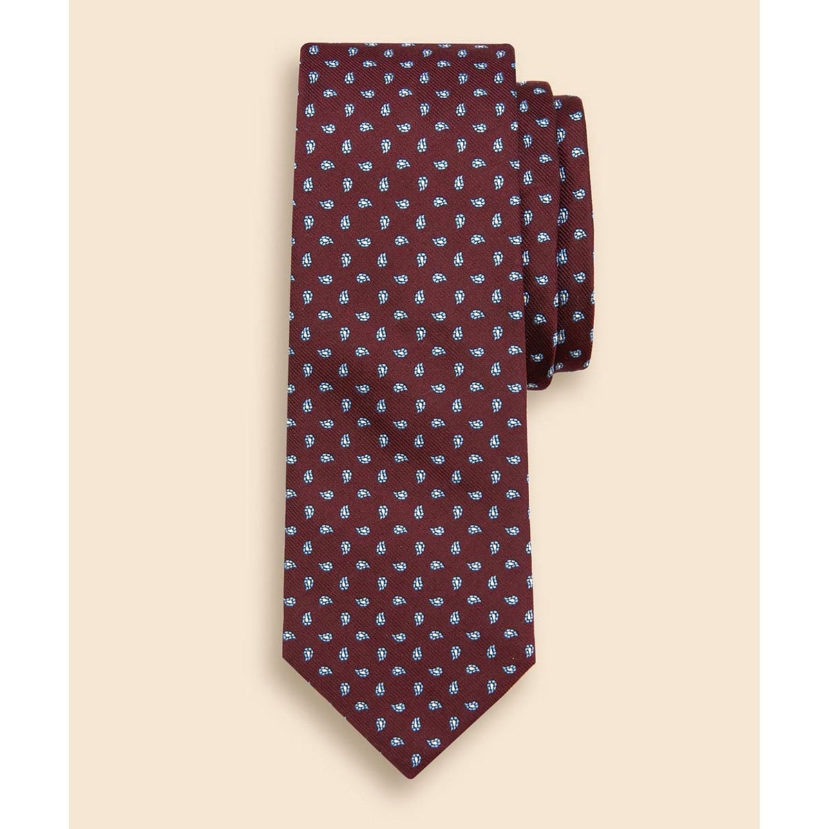 【新品·未使用·箱付】Ralph Lauren クレストストライプタイ/ブラウン 新品·未使用·箱付】Ralph Lauren クレストストライプタイ