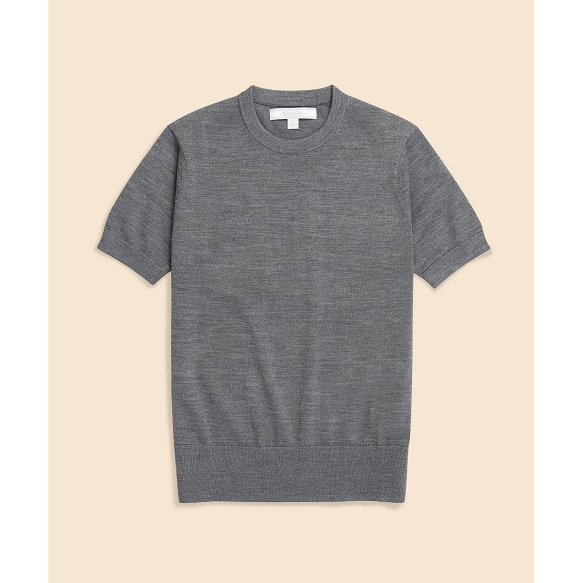 ポロ　ラルフローレン　コットンブレンド ショートスリーブ セーター　グレー RALPH LAUREN｜コットンブレンド ショートスリーブ セーター