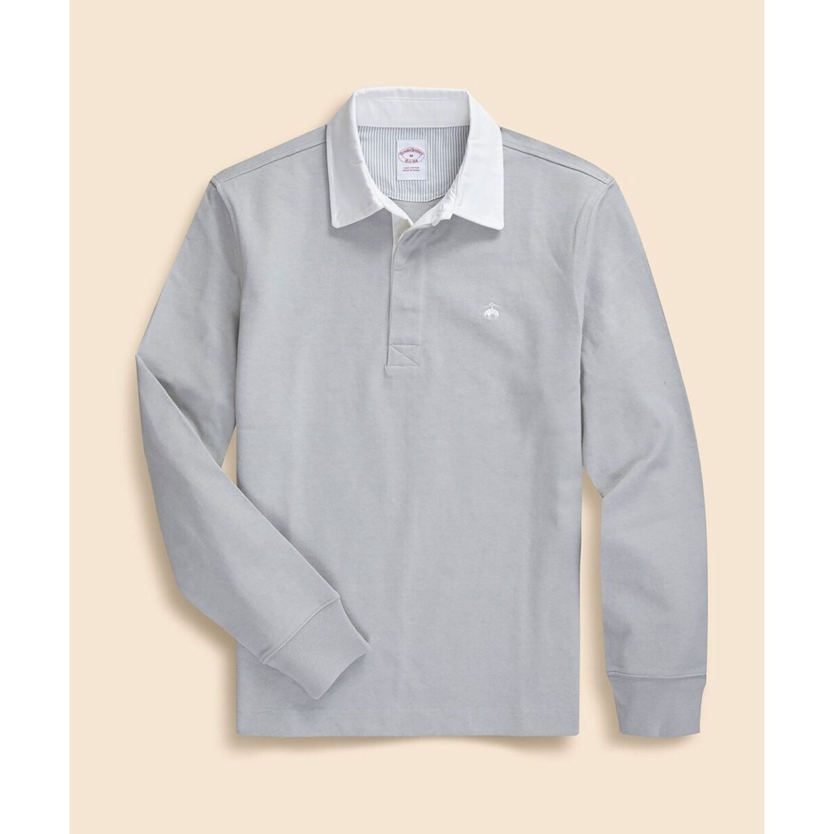 クラシック フィット ストライプド ジャージー ラグビー シャツ Lサイズ クラシック フィット ストライプド ジャージー ラグビー シャツ | ポロ