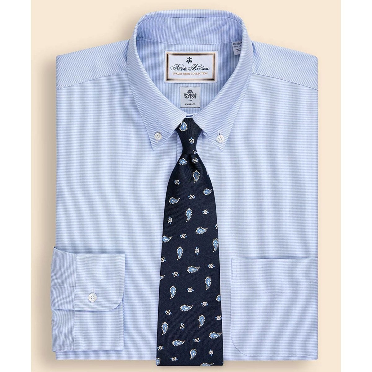 [}C]OWA[ Rbg }CNnEhgD[X hXVc Regular Fit/ubNXuU[YiBrooks Brothersj u[