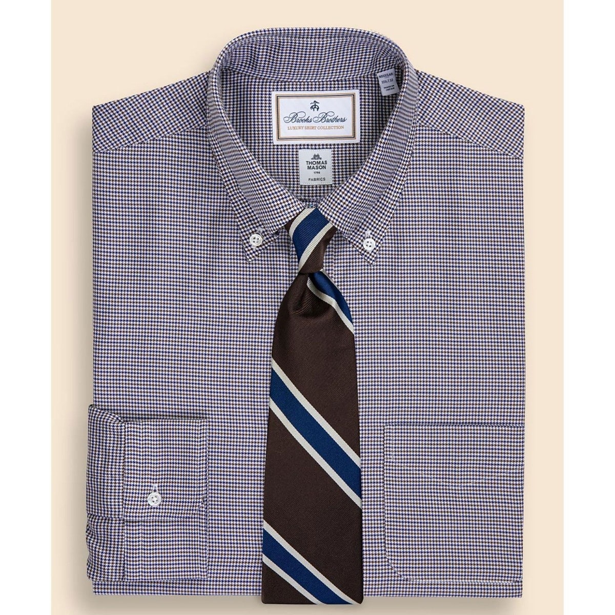 [}C]OWA[ Rbg nEhgD[X hXVc Regular Fit/ubNXuU[YiBrooks Brothersj uE