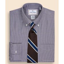 ブルックスブラザーズ(Brooks Brothers)のラグジュアリー　コットン　ハウンドトゥース　ドレスシャツ　Regular Fit