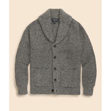 ドネガルウール　ショールカラー　カーディガン