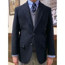 ブルックスブラザーズ(Brooks Brothers)のハリスツイード　ヘリンボーン　段返り３釦サックジャケット　Traditional