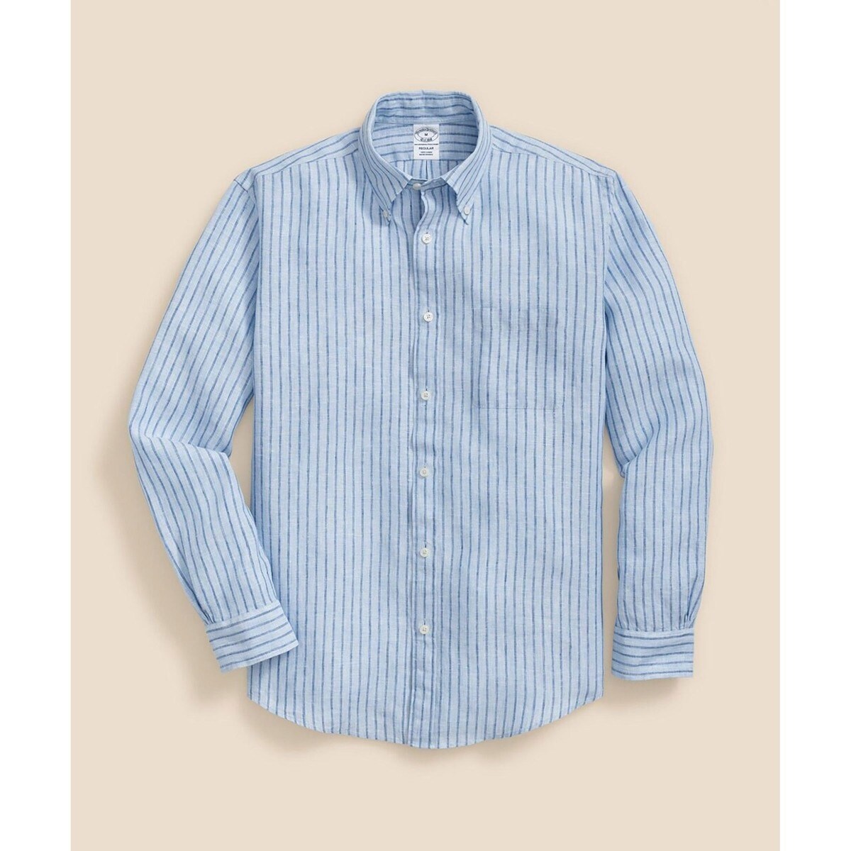 アイリッシュリネン シーズナルパターン カジュアルシャツ Regular Fit