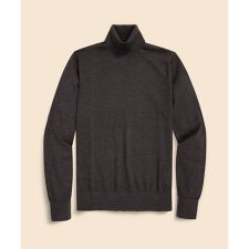 メリノウール　タートルネックセーター