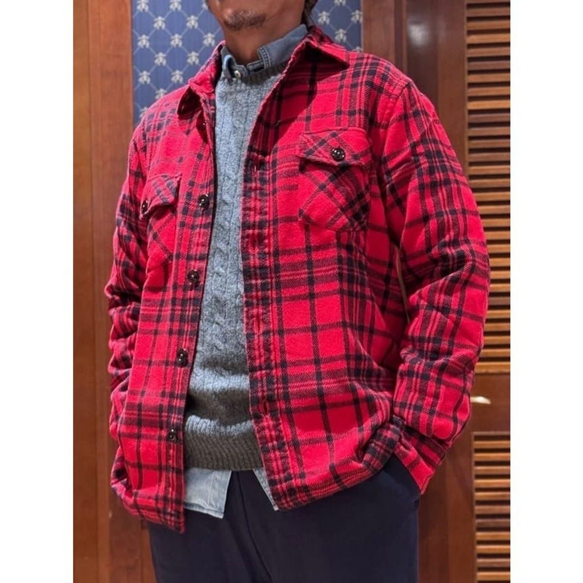 コットンツイル ダブルポケット ワークシャツ | ブルックスブラザーズ