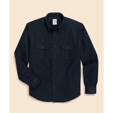 コットンツイル　ダブルポケット　ワークシャツ