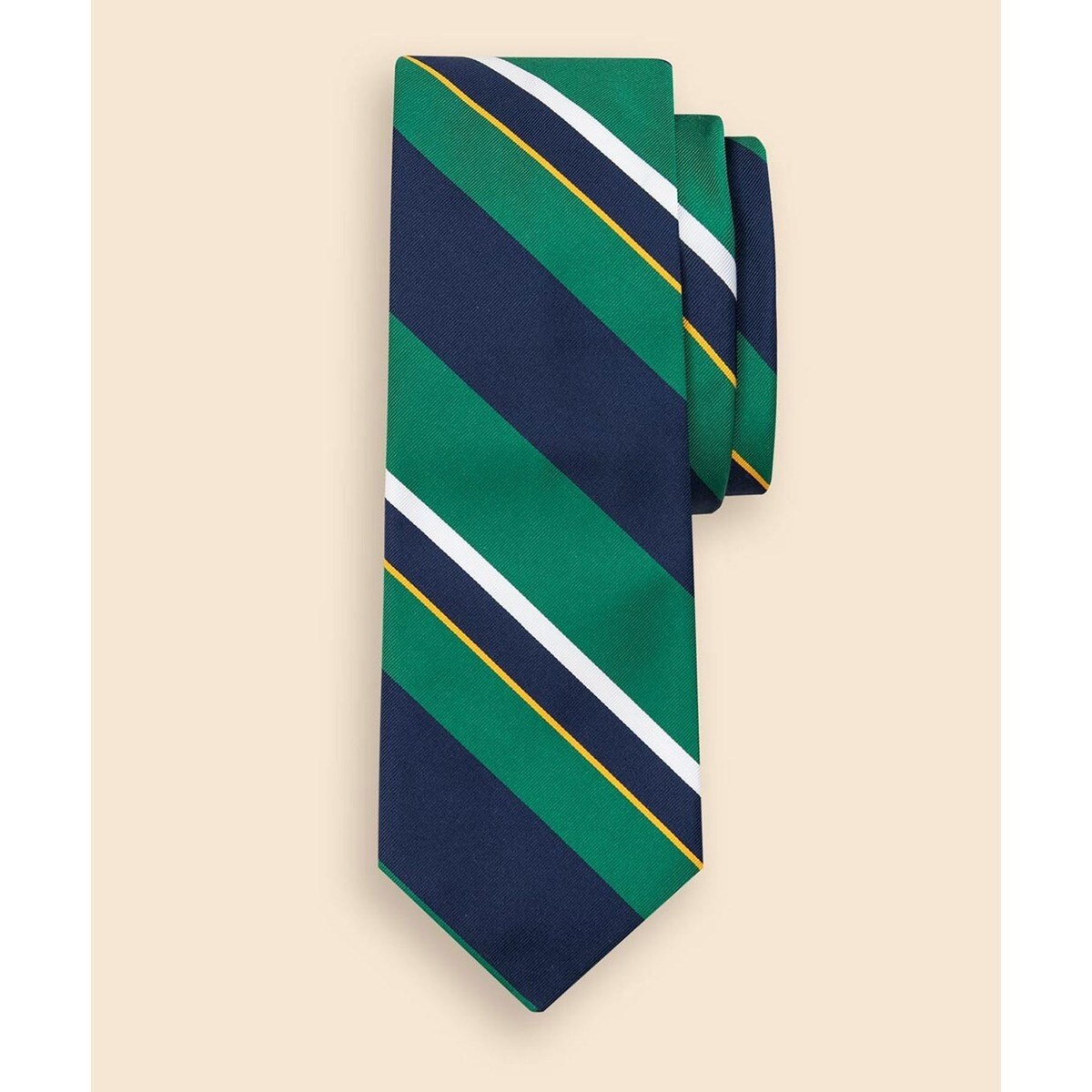 [�}���C]�V���N�^�R�b�g�� ���K�h�[�� ���C�h�X�g���C�v�^�C �Z�����j�[/�u���b�N�X�u���U�[�Y�iBrooks Brothers�j �O���[��