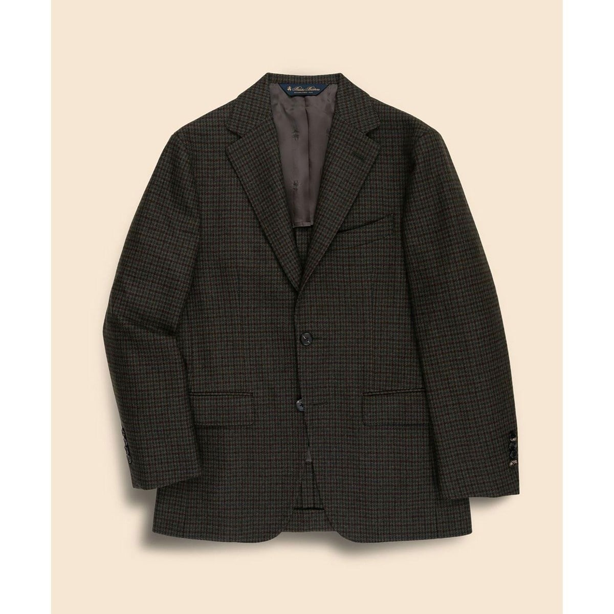 【 J.PRESS ジェイプレス 】アルパカ & モヘア ヘリンボーン ウールツイード 段返り3つ釦 ジャケット AB6 プレミアムツイード 胡桃ボタン : [オックスフォード クラシック] 秋冬段返り3つボタン