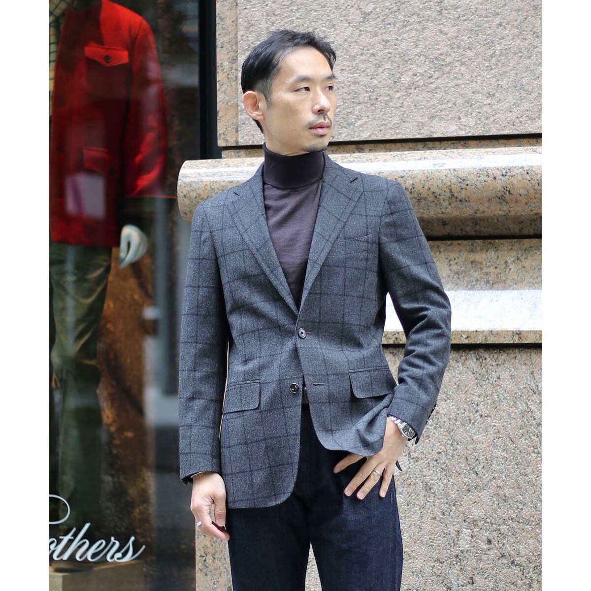 ミラクルクリンプウール 段返り3釦 ブレザー Slim | ブルックス