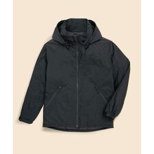 ナイロン　フーデッド　パッファージャケット