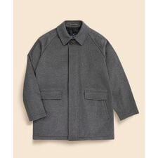 ウール／カシミヤ　ラグランスリーブ　ウォーキングコート セレモニー