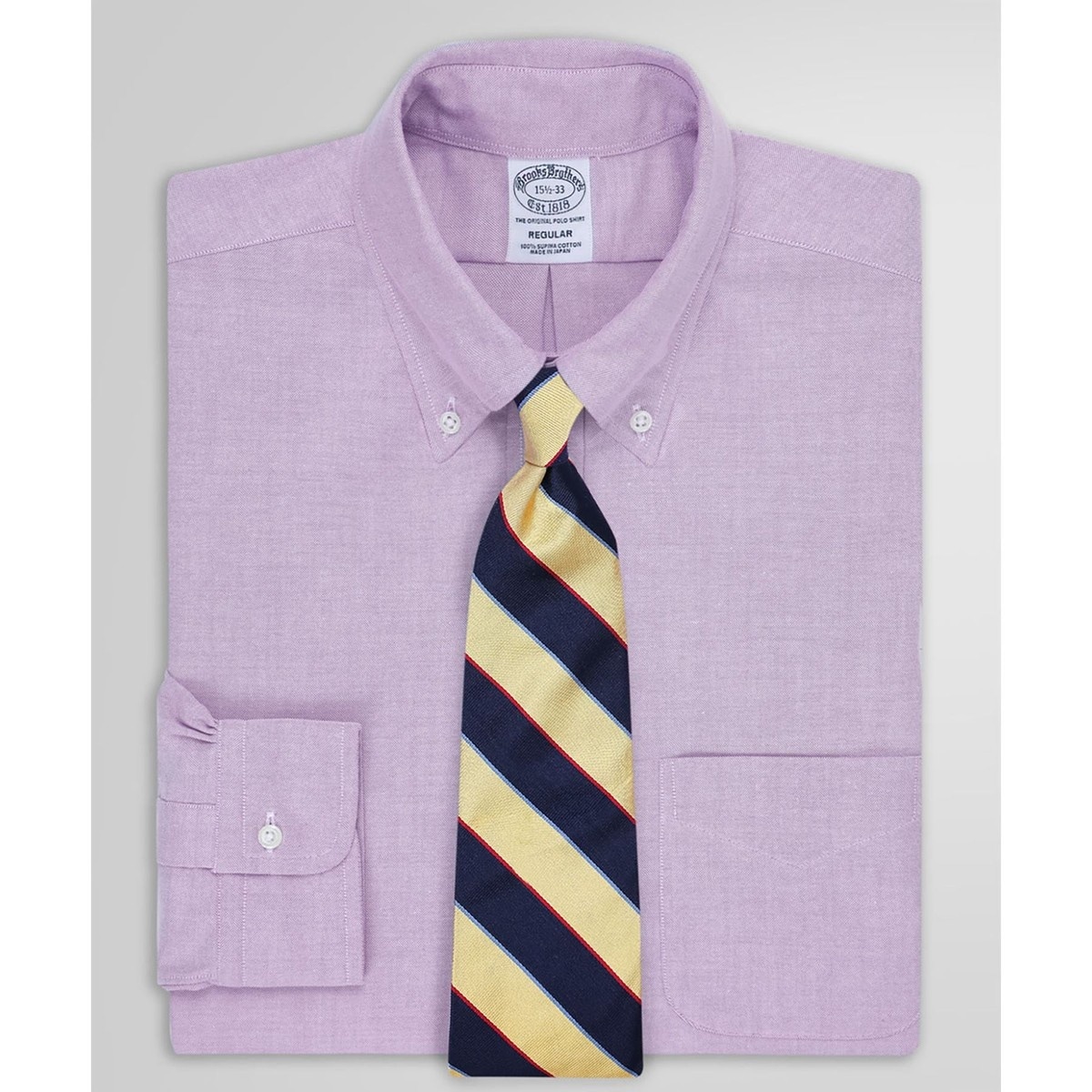 Brooks Brothers Explorer ストレッチコットンブレンド ストライプ