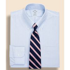 ストレッチロイヤルオックスフォード　ストライプ　ドレスシャツ　Regular Fit