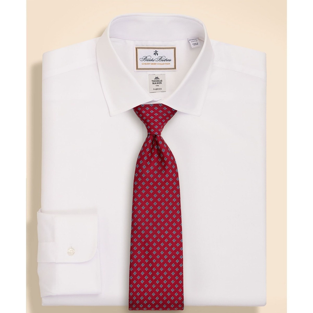 [�}���C]���O�W���A���[ �R�b�g�����C�����I�b�N�X�t�H�[�h �t�����`�v���P�b�g �h���X�V���c Regular /�u���b�N�X�u���U�[�Y�iBrooks Brothers�j �z���C�g