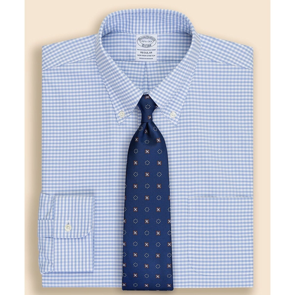 [�}���C]�X�g���b�`�I�b�N�X�t�H�[�h �V�[�Y�i���p�^�[�� �h���X�V���c Regular Fit/�u���b�N�X�u���U�[�Y�iBrooks Brothers�j �u���[
