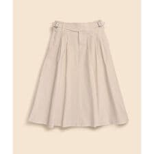ストレッチコットン　グルカ　Aラインロングスカート