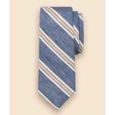 リネン／シルク　BB#1ストライプタイ