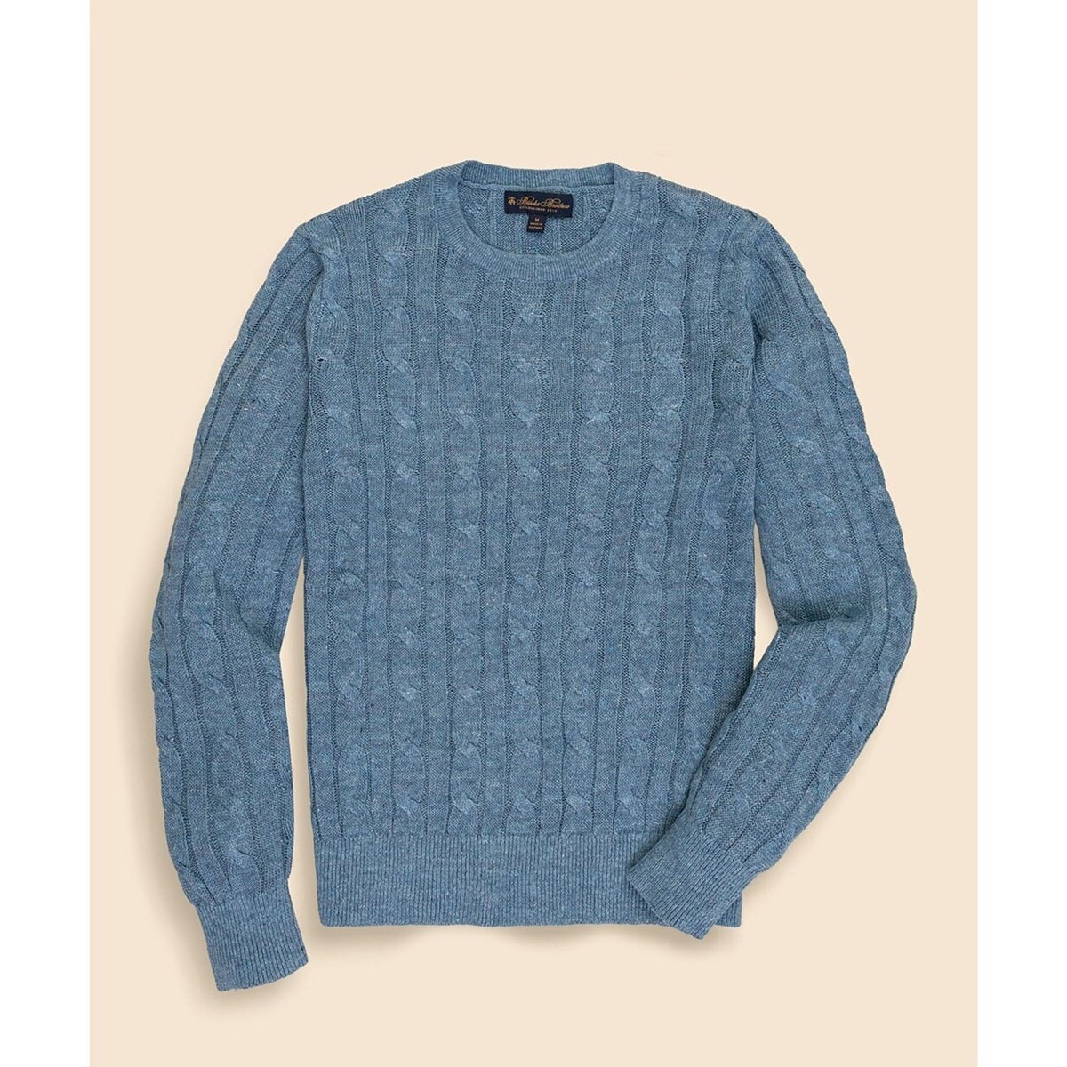 [�}���C]���l�� �P�[�u�� �N���[�l�b�N�Z�[�^�[/�u���b�N�X�u���U�[�Y�iBrooks Brothers�j ���C�g�u���[
