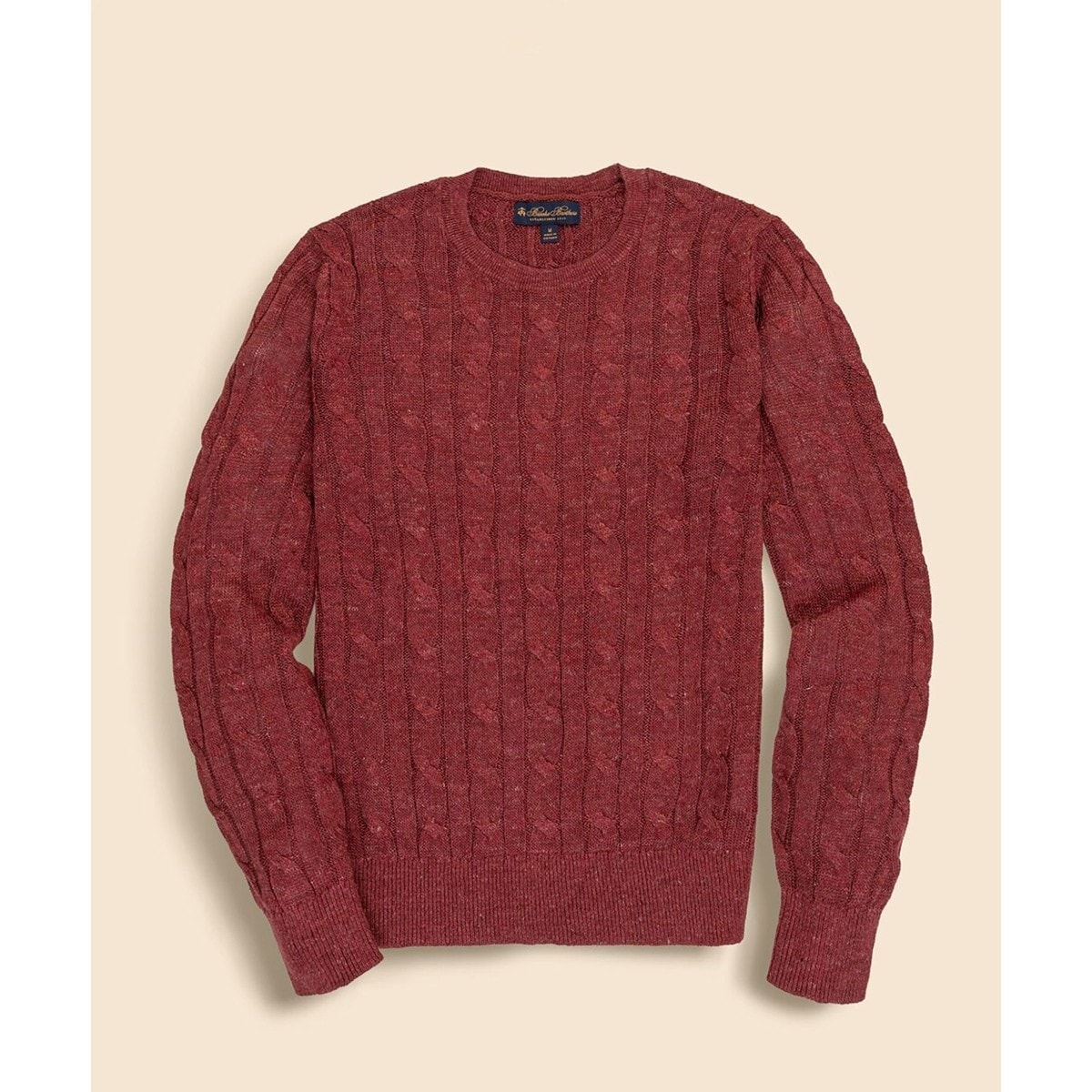 [�}���C]���l�� �P�[�u�� �N���[�l�b�N�Z�[�^�[/�u���b�N�X�u���U�[�Y�iBrooks Brothers�j �o�[�K���f�B�[
