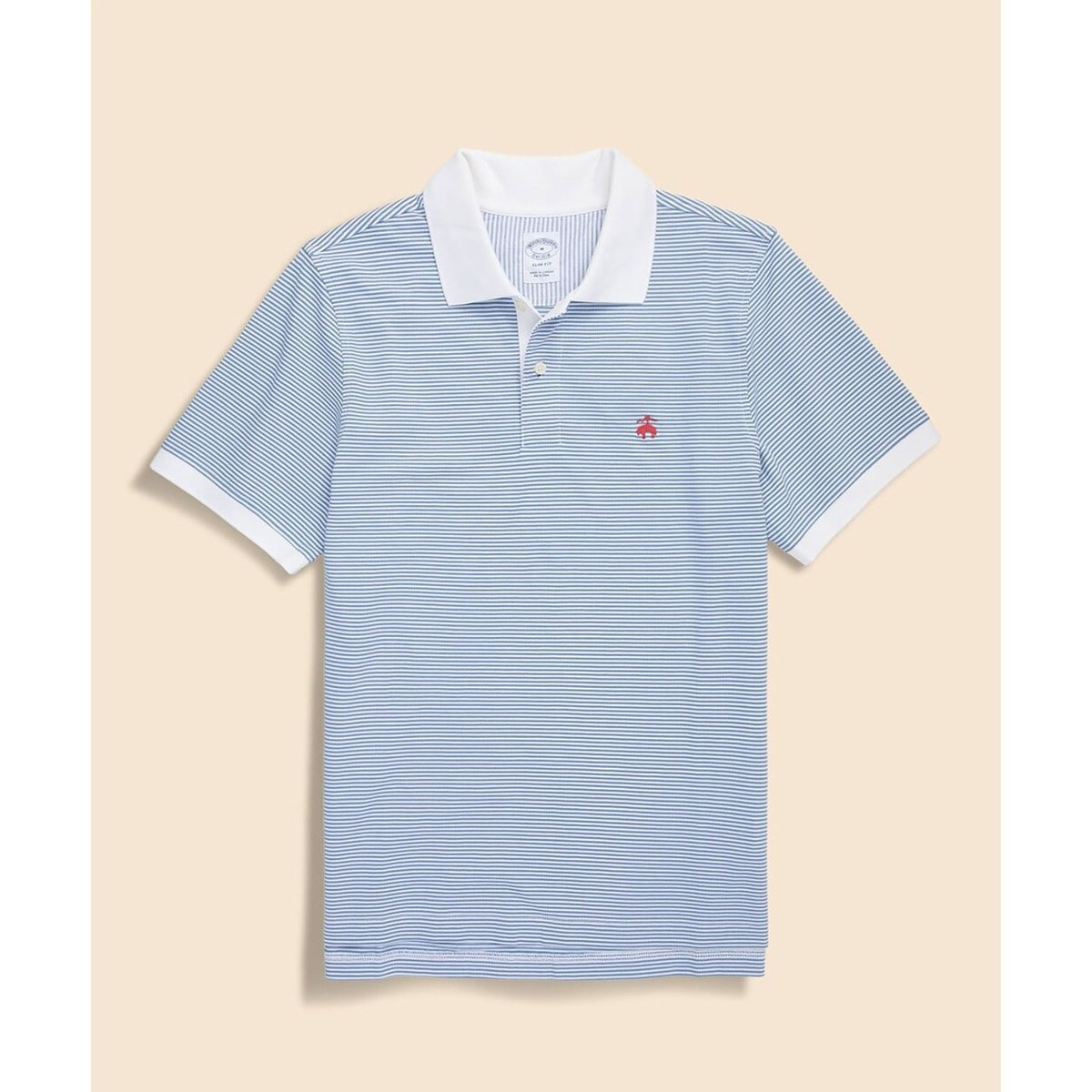 [�}���C]�R�b�g�� �X�g���b�`�s�P GF���S �t�B�[�_�[�X�g���C�v �|���V���c Slim Fit/�u���b�N�X�u���U�[�Y�iBrooks Brothers�j �u���[