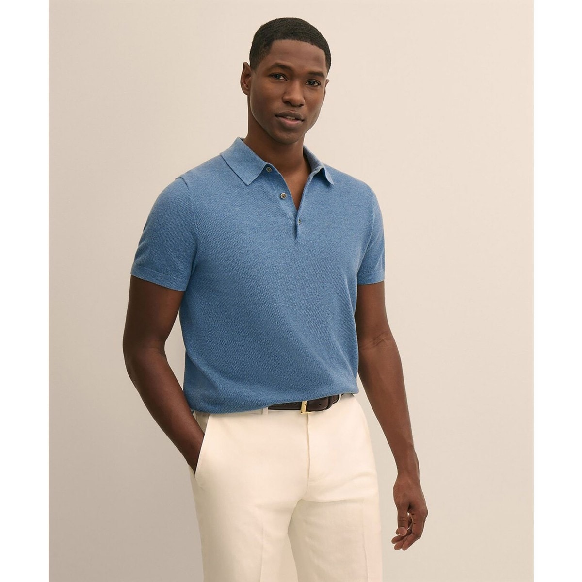 [�}���C]�X�[�s�}�R�b�g�� �X�g���b�`�s�P �V���[�g�X���[�u �|���Z�[�^�[/�u���b�N�X�u���U�[�Y�iBrooks Brothers�j �u���[